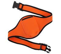 DEARMAMY Adjustable Microphone Waist Bag Pouch with Mic Holder for Public Speaking and Exercise Training, Orange Red Sports Mic Carrier Compatible with Headset Microphones