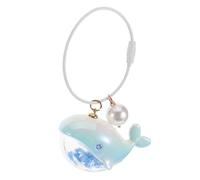 DEARMAMY Adorable Whale Keychain Matching Couple Keychains Cute Animal Keyring for Backpack Purse Ocean Theme Valentines Day