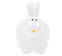 DEARMAMY Adorable White Ceramic Rabbit Egg Tray for Kitchen and Restaurant Use Easy to Clean Prevents Eggs from Breaking Lovely Cartoon Style Ornament