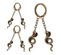 DEARMAMY Alloy Snake Keyring 2025 New Year's Present Angel Keychain Favors for Zodiac Snake Charm Pendant for Women Gothic Style Keychain
