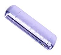 DEARMAMY Aluminum Sunglass Hard Case for Women, Portable Eyeglass Storage Organizer, Lightweight Travel Glasses Case Hard Shell, Purple Blue