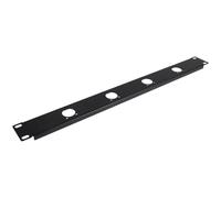 DEARMAMY Audio Patch Panel Hinged Rack Mount Panel Secure Audio Mounting Chord Organizer Holder Desk Cable Management Computer Network Cabinets Use