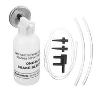 DEARMAMY Automobile Brake Bleeder Kit Compact Capacity for Car and Motorcycle with Bottle and Tube Brake Bleeding Tool to Catch The and Keep Garage Floor Clean