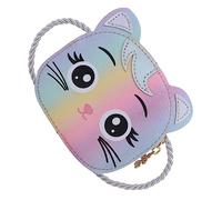 DEARMAMY Bags Cat Shoulder Crossbody Mini Coin Little Purse Cute Little Girl Purse Handbag Shoulder Bag for Handbags Purses Fabric