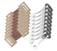 DEARMAMY Band Buckles Clips Portable Aluminum Wrap Fixing Clips for Compression Crepe Vet and Medical Flexible and Replaceable Support Accessories