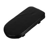 DEARMAMY Bike Rear Seat Cushion for Cycling, Black Artificial Leather Rear Rack Saddle with Comfortable Padding, Stable Bicycle Backseat Accessory for Mountain and Road Bikes