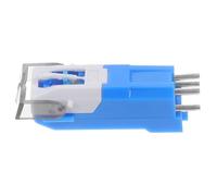 DEARMAMY Blue Record Needle for Phonograph and Turntable with Easy Installation and Wide Compatibility, Made from Sapphire and Plastic, Suitable for Vintage Record Players