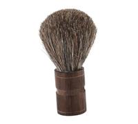 DEARMAMY Boar Bristles Mustache Beard Brush for Men Soft Hair Wet Shaving Brush Wooden Handle for Facial Care