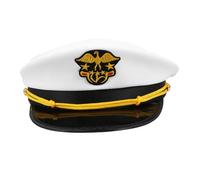 DEARMAMY Boy Girl Sailor Captain Hat Nautical Party Cap for Halloween Themed Events Breathable Design Head Circumference for Boys and Girls