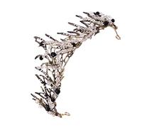 DEARMAMY Bridal Crown Women Tiara Vintage Princess Headpiece for Weddings Birthdays and Special Occasions Elegant Hair Jewelry for Brides