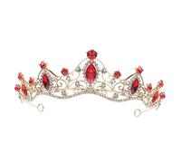 DEARMAMY Bridal Tiara Crown with Rhinestones Elegant Headband for Women Wedding Hair Decor for Brides and Girls Simple and Easy to Wear Stunning Party Accessory