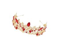 DEARMAMY Bridal Tiara for Weddings Crystal Alloy Crown Hair Accessory for Bride Lightweight Headdress for Engagements and Parties Durable Non Fading Design for Wedding Gowns and Special