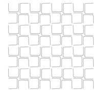 DEARMAMY Bumper Repair Welding Rods 500Pcs Flat Angle Plastic Welding Staples for Car Bumper Repair with Low Melting Point for Vehicle Maintenance