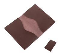 DEARMAMY Business Card Holder for Men Leather Card Organizer with Multiple Pockets Durable Portable Design for Id