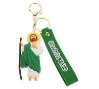DEARMAMY Cartoon Jesus Keychain Cute Soft Pendant for Bags Backpacks and Car Keys Adorable Accessory Artistic Design for Christian