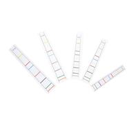 DEARMAMY Cello Finger Guide Sticker Set 5pcs for Beginners and Adults, Full Size Fingerboard Label Chart for 1/8 to 4/4 Cellos, Note Position Decals for Practice and Learning