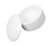 DEARMAMY Ceramic Calligraphy Inkslab Lid, Chinese Grinding Inkslab for Drawing and Writing, Ink Saucer for Preserving Ink, Suitable for Beginners and Painting Use