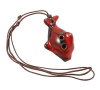 DEARMAMY Ceramic Dolphin Shape Ocarina Creative Beginner Music Instrument with Practical Use and Extraordinary Tones Unique Delicate Appearance for Learning