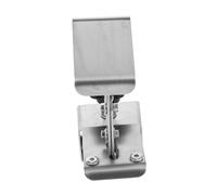 DEARMAMY Children Piano Foot Rest Pedal Extension Adjustable Keyboard Pedal Extender Silver Metal with Cushioned Materials Ergonomic Comfortable for Practice Sessions at Home