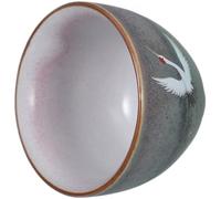 DEARMAMY Compact Kiln-Fired Glaze Ceramic Tea Cup Asian Matcha Tea Bowl for Brewing On-The-Go at Home or Office