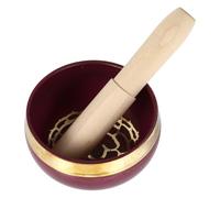 DEARMAMY Copper Handmade Singing Bowl with Wooden Stick Sound Bowl Designed to Stress and Sleep Quality for Meditation and Yoga for Creative Thinking and Relaxation
