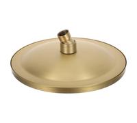 DEARMAMY Copper Round Waterfall Showerhead with Wide Coverage Design and Leakproof Feature, Ceiling Mounted Overhead Rain Shower Head for Home Bathroom and Ceiling Mount Installations,