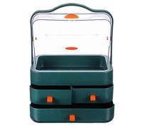 DEARMAMY Cosmetics Storage Box for Desktop Organization and Keeping Your Makeup Tidy for Cosmetic and Jewelry Storage