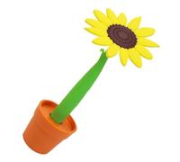 DEARMAMY Creative Sunflower Ballpoint Pen with Plastic and Rubber Material, Versatile Use and Decorative Function, for Home Decor and School Use by Teachers and Women