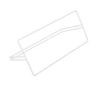 DEARMAMY Desk Partition Bracket and Easy Installation Metal Grid Wall Holder Multipurpose Use White Iron Screen Clip for Office Desk Suitable for Occasions
