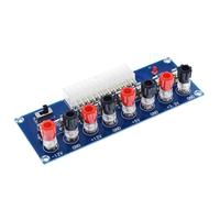 DEARMAMY Desktop PC Chassis Power Adapter Board with Output Terminal Atx Power Supply Module with Binding Posts and Replaceable Fuse for Physical Computing Projects
