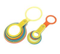 DEARMAMY Diameter Gauges Measuring Tool Measuring Circles 2 Sets Fruit Plastic for Grading Fruits by Size with High Precision Specification Range 25-60mm and 60-110mm for Pears