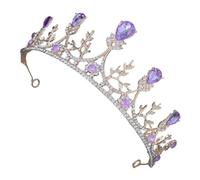 DEARMAMY Diamond Crown Hair Accessory for Brides Featuring Luxurious Design for Wedding Ceremonies and Parties Crafted Sparkling Details for Women