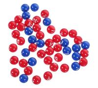 DEARMAMY Double Color Lottery Balls Number Printing Raffle Game Balls Small Plastic for Sweepstakes Party Activities