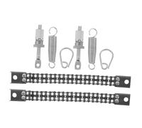 DEARMAMY Drum Pedal Assembly Dual Chain Foot Pedal Drum Connectors and Tensioner Springs for for Performance and Replacement Parts