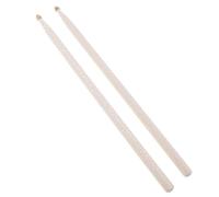 DEARMAMY Drumsticks with Oval Wood Tip for Drums, Professional Wooden Drumsticks for Jazz and Acoustic Drums, 40.20cm Length, Thickened Tapered Design, Maximum Stability and Enhanced