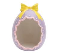 DEARMAMY Eggshell Nest Ceramic Craft Purple Egg Shell Ornament with Excellent Design for Mini Hedgehog and Hamster Daily Household Decoration in Spring
