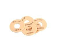 DEARMAMY Electric Guitar Toggle Plate Treble Ring 5pcs Sturdy Metal Rhythm Treble Washer for Style Model Gn603