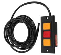 DEARMAMY Electric Roller Shutter Switch Replacement with 3 Meter Wire Manual Pushbutton Control for Garage Door Opener Commercial and Residential Roller Garage Doors for Security