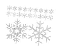 DEARMAMY Embroidery Patches 20Pcs Soft Cloth Sew-On Appliques for Winter Party Decorations and Clothing Repair