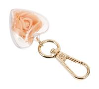 DEARMAMY Eternal Flower Lanyard Wristband Keychain Rose Design Adorable Keychain Pendant Buckle for Key