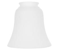 DEARMAMY European Style Glass Lampshade for Ceiling Fan, Decorative E27 Light Cover Accessory, 16x16x16cm with 4cm Central Hole, Nordic Craft Lamp Shade for Home Lighting