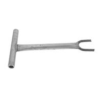 DEARMAMY Extended Valve Shut Off Wrench Tool Long Handle with Opening Wear-Resistant Water Valve Key for Deep Pipe Access Secure Grip Plumbing Spanner for Home and Property Maintenance