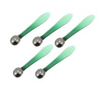 DEARMAMY Eye Massage Wand and Eye Cream Scoop Set 5pcs Mini Facial Makeup Stick Tools for Skin Care and Salon Accessories and Skin Elasticity Enhancement