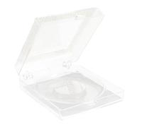 DEARMAMY Eyelash Case Organizer Compact Travel Storage Container for False Eyelash Holder Elegant Design with Window and Pearl Accents for Easy Access for Beauty Routines Go Use