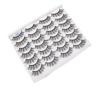 DEARMAMY False Eyelashes Natural Curling Manual Polishing Eyelashes Artificial Makeup Eye Beauty Lashes for Makeup Supplies for Everyday Use and Special Occasions