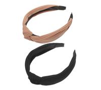 DEARMAMY Fashion Wide Headband for Women Girls Knotted Headband Headband for Woman Solid Knotted Elements Stylish Headdress