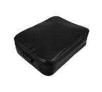 DEARMAMY Fireproof Multi-Layer Document Storage Bag with Lock Portable Certificate Holder and Passport Organizer Large Capacity File Organizer with Handle for Secure Home and Office Use
