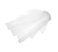 DEARMAMY Flower Girl Veil Pearl Headband for Kids 1 Piece Adjustable Size for Parties and Weddings Floral Hair Accessories Veil