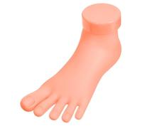 DEARMAMY Foot Nail Practice Model for Nail Art Training Realistic Elasticity for Pedicure Skills for Manicure Practice and Nail Technicians Useful Tool for Applying Nail Tips