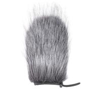 DEARMAMY Furry Microphone Windscreen Muff Windshield Cover Reusable Washable Mic Wind Cover for Outdoor Film Video and Field Recording Noise Reduction with Acoustically Transparent Faux Fur
